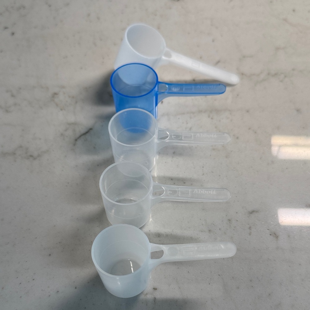 Baby Formula Plastic Scoops by Enfamil, Set of 5